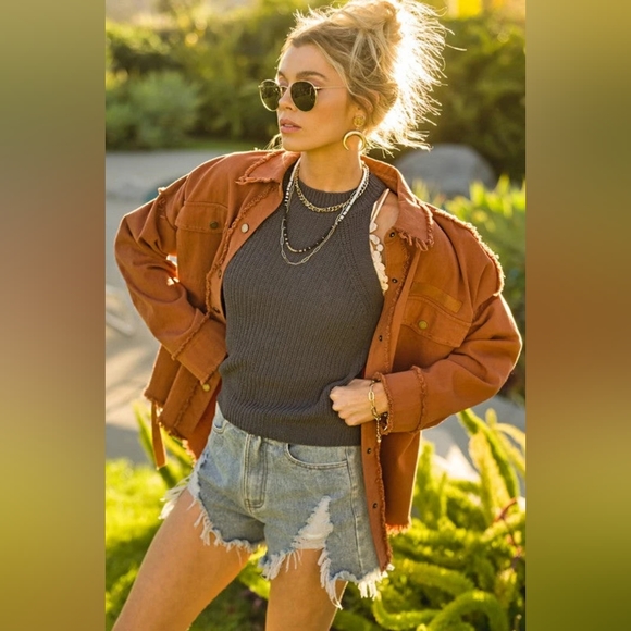 Anneli Twill Shacket - Picture 3 of 11